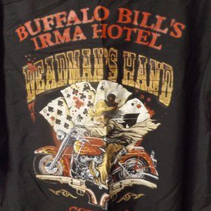 BLACK, 3XL, RELAXED OVERSHIRT, BUFFALO BILLS, CODY, WYOMING